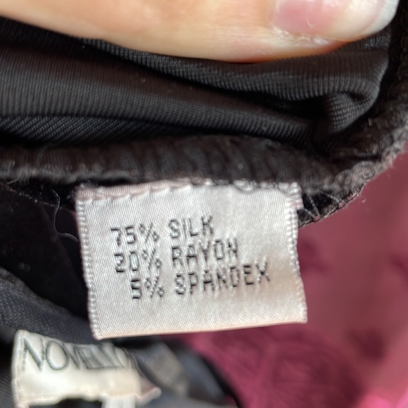 VTG Nineties Velvet Halter Dress Size Eight With Sash - Picture 13 of 14